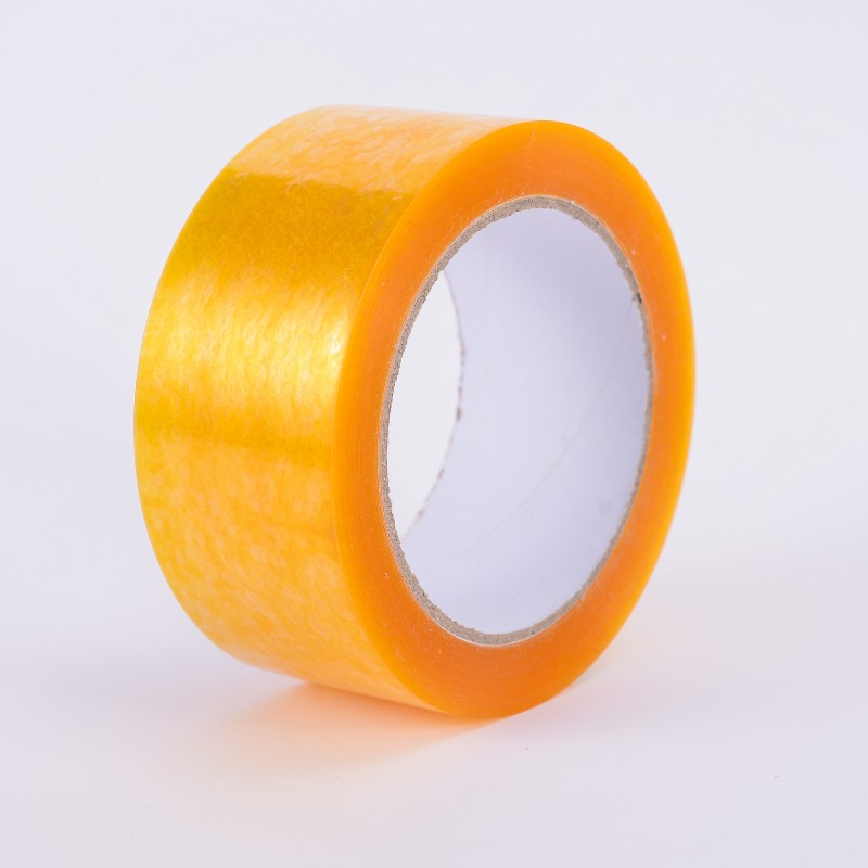 ボップ包装シール高粘度黄色透明テープ